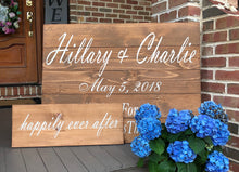 Personalized Wedding Welcome Sign - X-Large