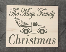 Personalized Family Christmas Sign